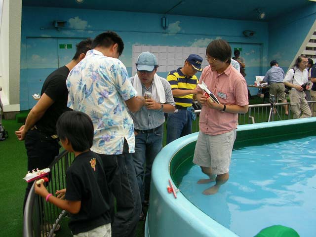 休憩時間の水もの遊び。その３９